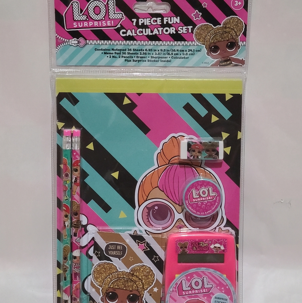 LOL 7pc. Calculator Set